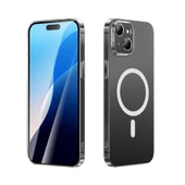 Apple iPhone 14 - Kılıf Magsafe Şarj Özellikli Toz Önleyici Helo Kapak thumbnail 5