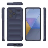 Xiaomi Redmi Note 13 Pro Plus 5G Kılıf Esnek TPU Oyuklu Arka Yüzey Tasarımlı Etnik Silikon Kapak - 2