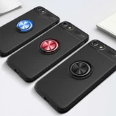 Apple iPhone 6 - Kılıf Yüzüklü Karbon Ravel Silikon Kapak thumbnail 5