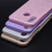 Huawei P20 Lite - Kılıf Simli Koruyucu Shining Silikon thumbnail 5