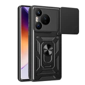 Huawei Pura 70 5G - Kılıf Magnetik Standlı Kamera Korumalı Sürgülü Vega Kapak thumbnail 1