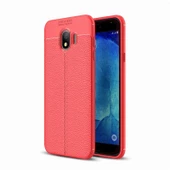 Samsung Galaxy J4 - Kılıf Auto Focus Karbon Niss Silikon Kapak thumbnail 1