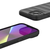 Apple iPhone 14 Kılıf Esnek TPU Oyuklu Arka Yüzey Tasarımlı Etnik Silikon Kapak thumbnail 6