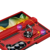 Samsung Galaxy Z Fold 6 - Kılıf Yüzüklü Zırh Tank Vega Kapak thumbnail 5