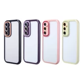 Samsung Galaxy A35 - Kılıf Kamera Korumalı Renkli Kenar ve Çerçeve Tasarımlı Vitamin Kapak - 2