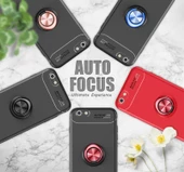 Apple iPhone 6 - Kılıf Yüzüklü Karbon Ravel Silikon Kapak thumbnail 8