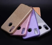 Huawei P20 Lite - Kılıf Simli Koruyucu Shining Silikon thumbnail 2