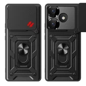 Xiaomi Poco F6 - Kılıf Magnetik Standlı Kamera Korumalı Sürgülü Vega Kapak thumbnail 6