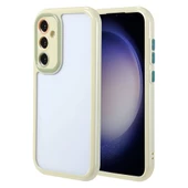 Samsung Galaxy S23 - Kılıf Kamera Korumalı Renkli Kenar ve Çerçeve Tasarımlı Vitamin Kapak - 1