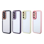 Samsung Galaxy A15 - Kılıf Kamera Korumalı Renkli Kenar ve Çerçeve Tasarımlı Vitamin Kapak thumbnail 2