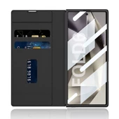 Samsung Galaxy Z Fold 6 - Kılıf Kamera Korumalı Kadife Tasarımlı Kıpta Kalemli Fest Kapak - 2