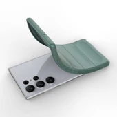 Samsung Galaxy S23 Ultra Kılıf Esnek TPU Oyuklu Arka Yüzey Tasarımlı Etnik Silikon Kapak thumbnail 3