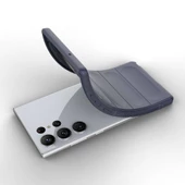 Samsung Galaxy S23 Ultra Kılıf Esnek TPU Oyuklu Arka Yüzey Tasarımlı Etnik Silikon Kapak thumbnail 2