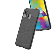 Samsung Galaxy M20 - Kılıf Auto Focus Karbon Niss Silikon Kapak thumbnail 5