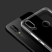 Huawei Y7 Prime 2019 - Kılıf Şeffaf Soft Slim Fitt Süper Silikon Kapak thumbnail 5