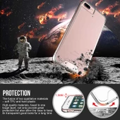 Apple iPhone 7 Plus - Kılıf Şeffaf Sert Koruyucu Gard Silikon thumbnail 6