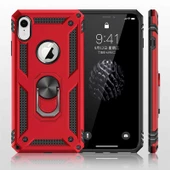 Apple iPhone XR 6.1 - Kılıf Yüzüklü Zırh Tank Vega Kapak thumbnail 8