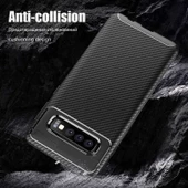 Samsung Galaxy S10 Plus - Kılıf Auto Focus Karbon Negro Silikon Kapak thumbnail 5