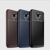 Samsung Galaxy J6 - Kılıf Auto Focus Karbon Negro Silikon Kapak thumbnail 7