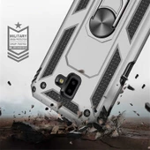 Samsung Galaxy J6 Plus - Kılıf Yüzüklü Zırh Tank Vega Kapak thumbnail 3