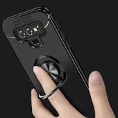 Samsung Galaxy Note 9 - Kılıf Yüzüklü Karbon Ravel Silikon Kapak thumbnail 5