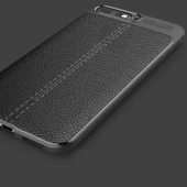 Huawei Y6 2018 - Kılıf Auto Focus Karbon Niss Silikon Kapak thumbnail 7