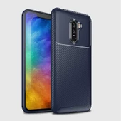 Xiaomi Pocophone F1 - Kılıf Auto Focus Karbon Negro Silikon Kapak thumbnail 2