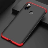 Xiaomi Mi 8 SE - Kılıf Parmak izi Yapmayan 3 Parça Ays Kapak thumbnail 3