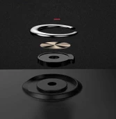 Samsung Galaxy Note 9 - Kılıf Yüzüklü Karbon Ravel Silikon Kapak thumbnail 2