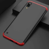 Samsung Galaxy M10 - Kılıf Parmak izi Yapmayan 3 Parça Ays Kapak thumbnail 1