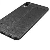 Samsung Galaxy M10 - Kılıf Auto Focus Karbon Niss Silikon Kapak thumbnail 3