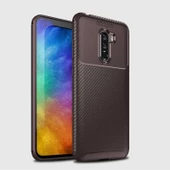 Xiaomi Pocophone F1 - Kılıf Auto Focus Karbon Negro Silikon Kapak thumbnail 3