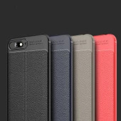 Huawei Y6 2018 - Kılıf Auto Focus Karbon Niss Silikon Kapak thumbnail 2