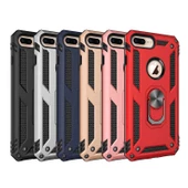 Apple iPhone 8 Plus - Kılıf Yüzüklü Zırh Tank Vega Kapak thumbnail 2