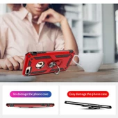 Apple iPhone 8 Plus - Kılıf Yüzüklü Zırh Tank Vega Kapak thumbnail 6