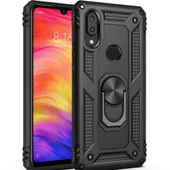 Huawei Y7 Prime 2019 - Kılıf Yüzüklü Zırh Tank Vega Kapak - 8