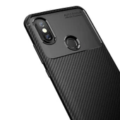 Xiaomi Mi A2 Lite - Kılıf Auto Focus Karbon Negro Silikon Kapak - 4
