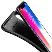 Apple iPhone XS Max 6.5 - Kılıf Auto Focus Karbon Negro Silikon Kapak - 8