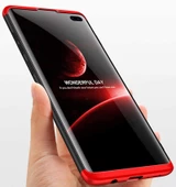 Samsung Galaxy S10 - Kılıf Parmak izi Yapmayan 3 Parça Ays Kapak thumbnail 3