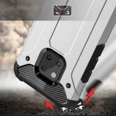 Huawei Mate 20 Pro - Kılıf Çift Katman Zırh Tank Crash Military Kapak thumbnail 5