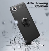 Huawei Y5 2018 - Kılıf Yüzüklü Karbon Ravel Silikon Kapak thumbnail 8