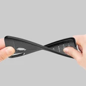 Samsung Galaxy A10S - Kılıf Auto Focus Karbon Niss Silikon Kapak thumbnail 6