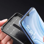 Oppo Reno Z - Kılıf Auto Focus Karbon Negro Silikon Kapak - 8