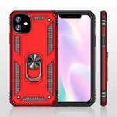 Apple iPhone 11 - Kılıf Yüzüklü Zırh Tank Vega Kapak thumbnail 6