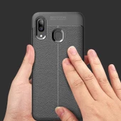 Samsung Galaxy A10S - Kılıf Auto Focus Karbon Niss Silikon Kapak thumbnail 2