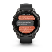 Garmin Fenix 8 – 47mm, AMOLED Sapphire Karbon Gri DLC Titanyum Siyah/Gri Kayışlı - 5