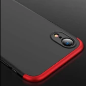Apple iPhone XR 6.1 - Kılıf Parmak izi Yapmayan 3 Parça Ays Kapak thumbnail 3