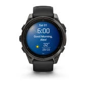 Garmin Fenix 8 – 47mm, AMOLED Sapphire Karbon Gri DLC Titanyum Siyah/Gri Kayışlı - 2
