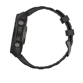 Garmin Fenix 8 – 47mm, AMOLED Sapphire Karbon Gri DLC Titanyum Siyah/Gri Kayışlı - 6