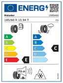 Matador 185/60R15 84T MP93 Nordicca Oto Kış Lastiği(Üretim Yılı:2024) - 2